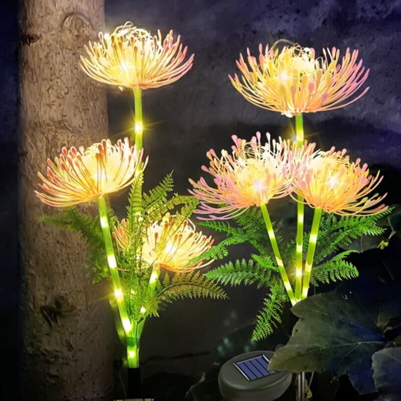 Image of LED new solar flower lawn lamp,&hellip;