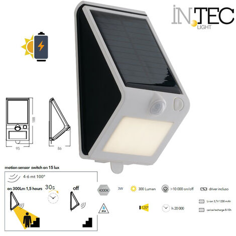 INTEC LIGHT Outsider faretto LED ad incasso triplo orientabile 45W 90W