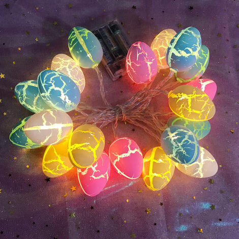 LED-Ostereier-Lichterketten, Triumph 3m 20 LED-Ostereier-Lichterketten, DIY zerbrochene Eier für Ostern, dekorative Beleuchtung im Innen- und Außenbereich