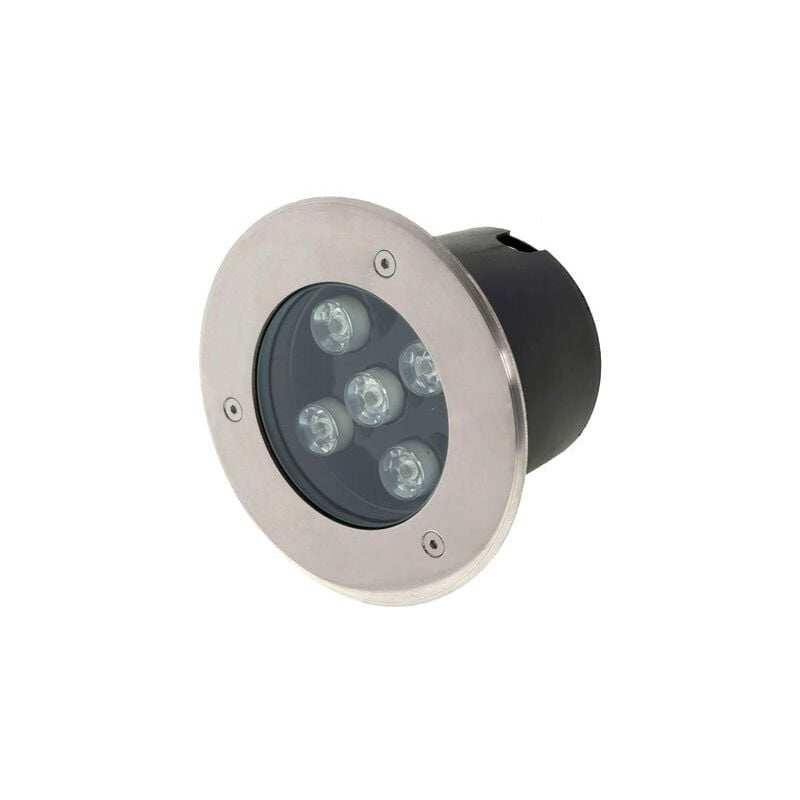 Europalamp - Spot led Encastrable 5W 400lm Ø120mm 18° Étanche IP65 - Blanc Chaud 2700K