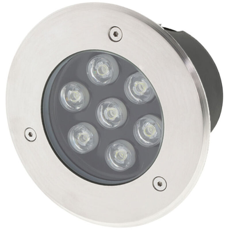 Spot led Encastrable 7W 560lm 18° Ø150mm Étanche IP65 - Blanc Chaud 2700K