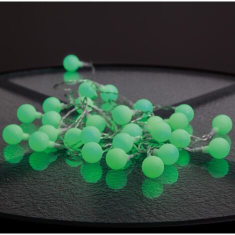 LED Outdoor-Lichterkette -Berry', 50 LEDs, Netzbetrieb, grün, 7m
