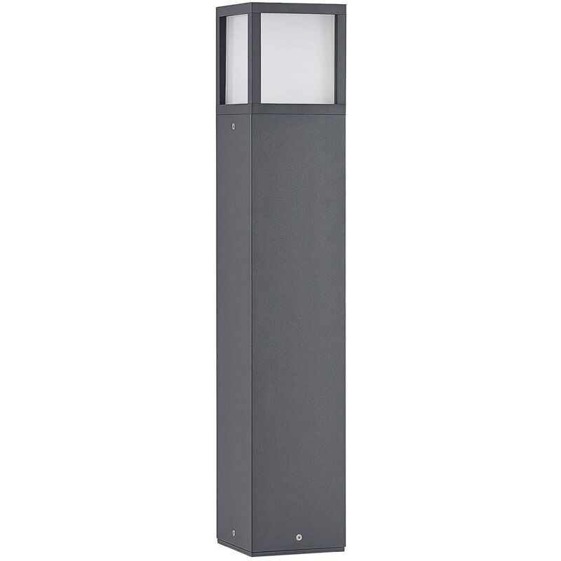 Outdoor lights Dewari (modern) in Black made of Aluminium (1 light source,) from Lucande dark grey