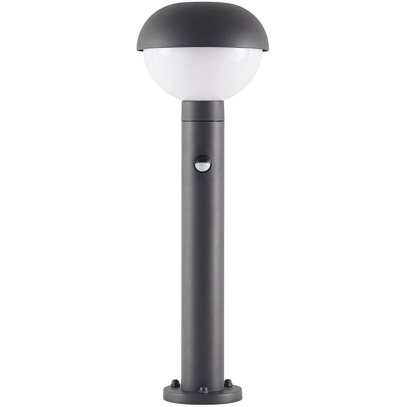 Lindby - Outdoor lights Kalliewith motion detector (modern) in Black made of Aluminium (1 light source,) from dark grey (ral 7016), white