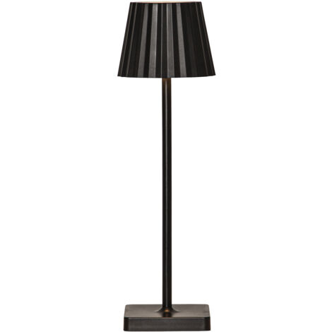 LED Outdoor-Tischleuchte Maia USB-C Anschluss dimmbar schwarz 38cm