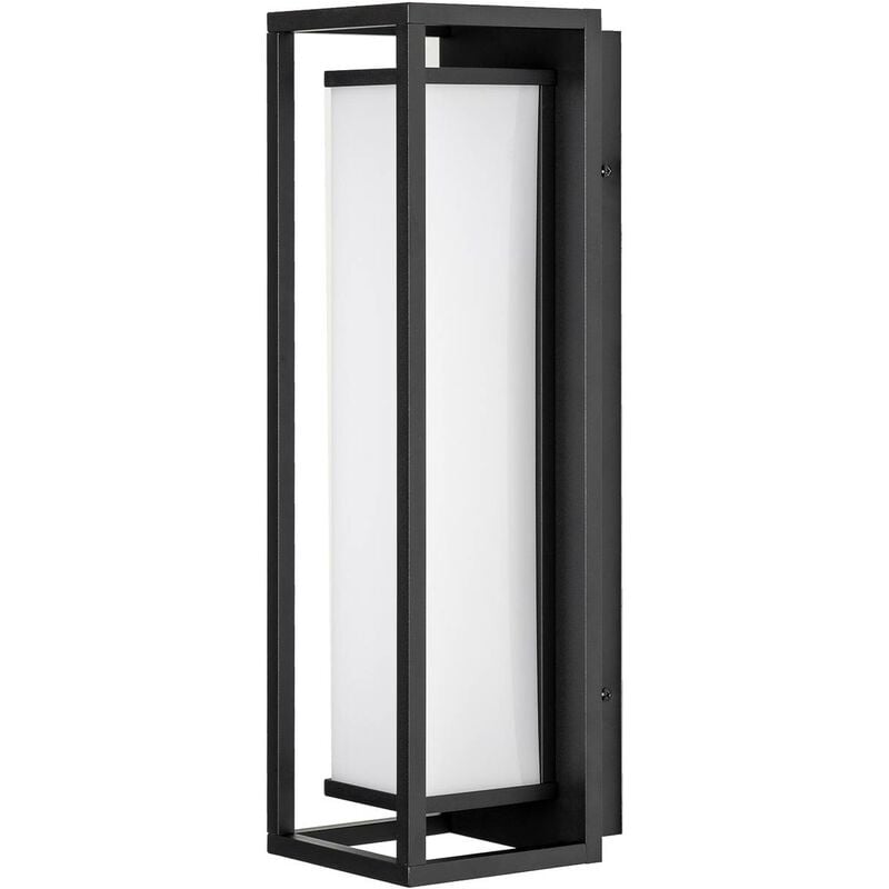 Outdoor Wall Light Banetti (modern) in Black made of Aluminium (1 light source,) from Lucande black