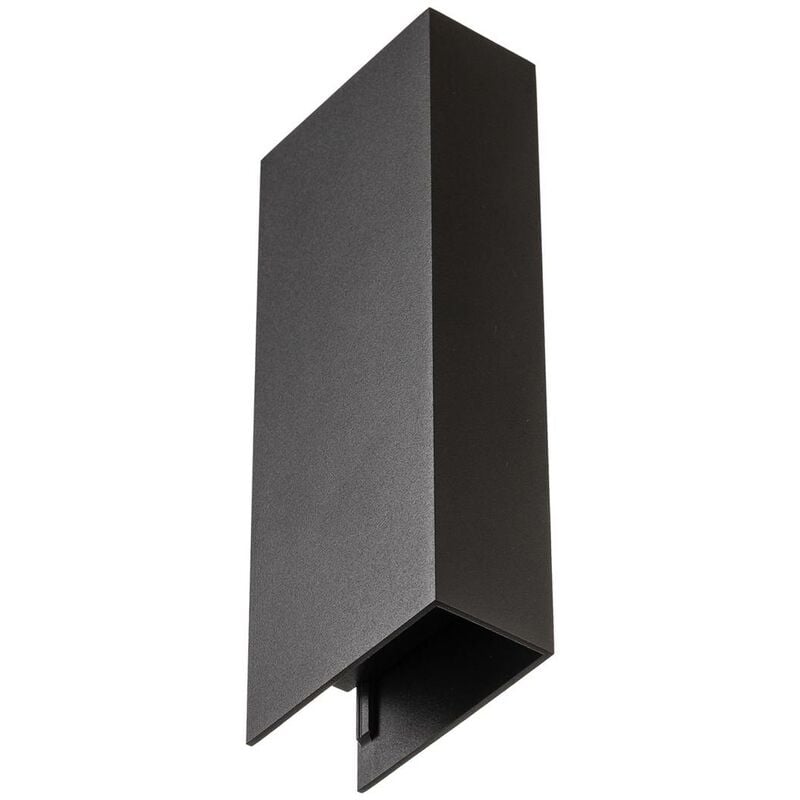Outdoor Wall Light Brinja dimmable (modern) in Black made of Aluminium (2 light sources,) from Arcchio black