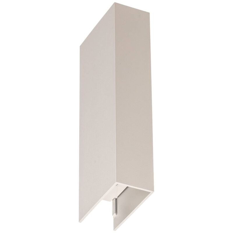 Outdoor Wall Light Brinja dimmable (modern) in White made of Aluminium (2 light sources,) from Arcchio white