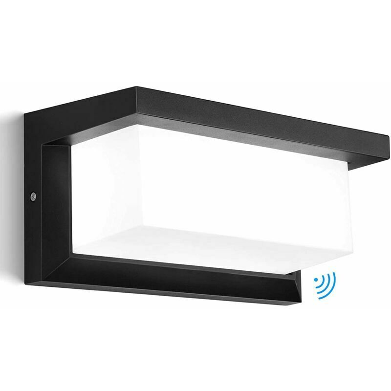 Hoopzi - led Outdoor Wall Light with 360 ḟ Outdoor Lighting Modern Waterproof Exterior Wall Lamp Porch External Lamp Aluminum IP65 18W for Home