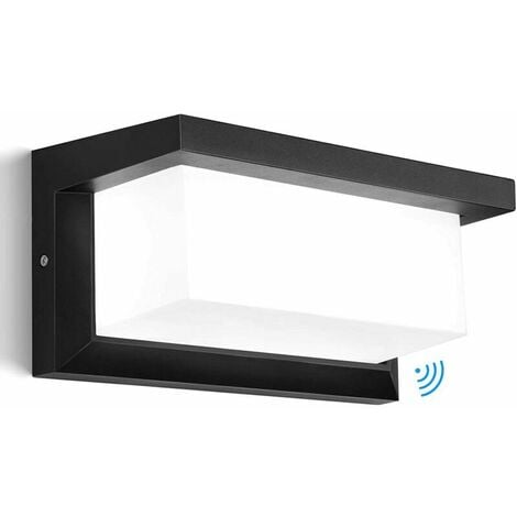 HOOPZI LED Outdoor Wall Light with 360 Ḟ Outdoor Lighting Modern Waterproof Exterior Wall Lamp Porch External Lamp Aluminum IP65 18W for Home Patio,Cool White Outdoor Wall Light