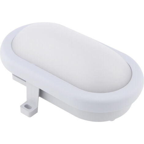 LED Ovalleuchte 12 W grau, 16,5 x 11,5 cm, IP 54 Lampen