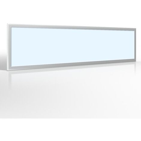 LED Panel 120x30cm 40W Rahmen silber - Lichtfarbe: Kaltweiß 5500K