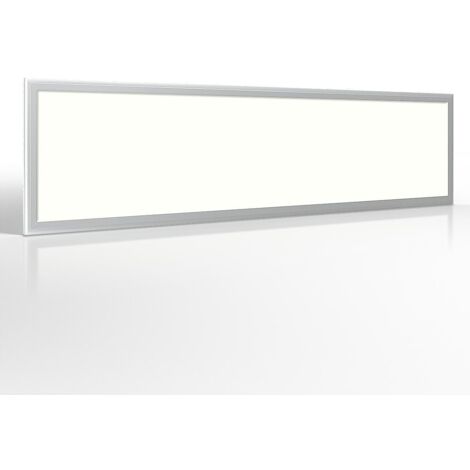 LED Panel 120x30cm 40W Rahmen silber - Lichtfarbe: Neutralweiß 4000K