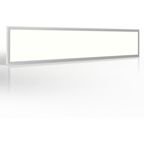 LED Panel 150x30cm 40W Rahmen silber - Lichtfarbe: Neutralweiß 4000K