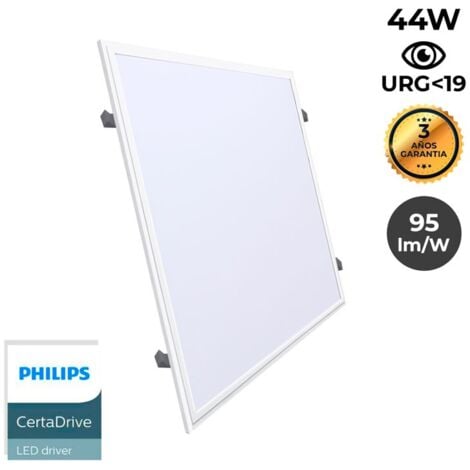 BARCELONA LED LED-Panel 60 x 60 cm mit Einbau Set 44W UGR19 Philips Treiber