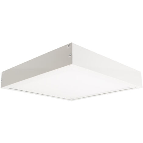 LED Panel 62x62 40W 5200lm 130lm/W Mikroprismatisch UGR19 Lifud Treiber IP40 inkl. Oberflächenset 4000K LIFUD Nicht Dimmbar Individuell Neutralweiß