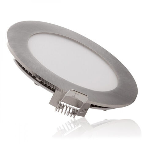 LED-Panel 6W 600Lm 4200ºK Rund Satin Nickel 50.000H [GL-CL-R6N-W]