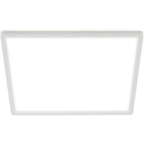 LED Panel Deckenleuchte Ultraflach Backlight Slim 29cm weiß quadratisch Briloner