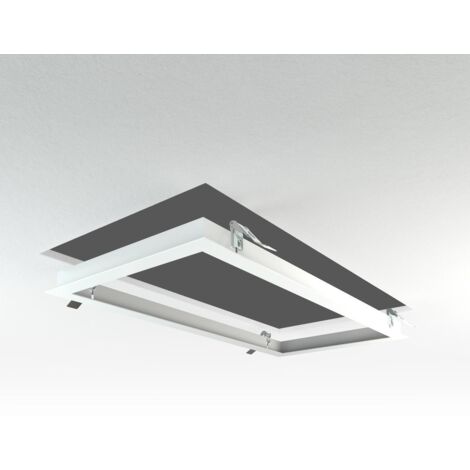 LED Panel Einbaurahmen 30x60cm weiß Deckeneinbau Montagerahmen für Rigipskartondecke