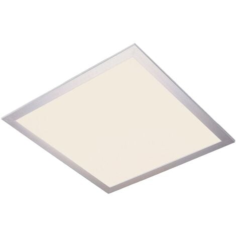 LED Panel 'Livel' (modern) in White for e.g. Kitchen (1 light source,) from Lindby | Ceiling Light, Business Lighting, office lamp, workspace lamp, ceiling light, ceiling lamp, lamp - white, silver