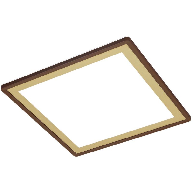 LED Panel Plafonnier Backlight slim 18W brun or Briloner