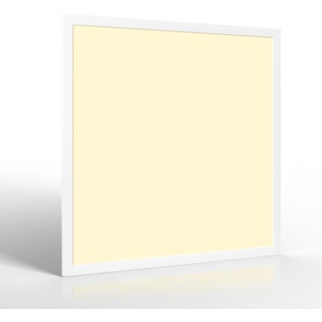 LED Panel Pro 62x62cm 40W Rahmen weiß - Lichtfarbe: Warmweiß 3000K