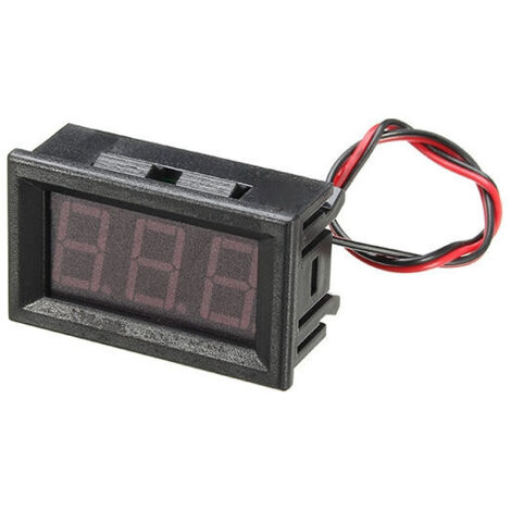 LED-Panel-Voltmeter 5 V - 99 V DC, rot