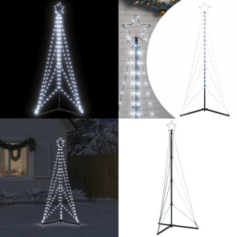 LED para árbol de Navidad 363 LEDs blanco frío 182 cm - Luces LED - Decoración navideña