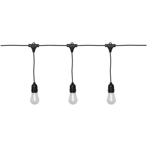 LED-Party-Kette 'String Light', 10-TLG, schwarz,