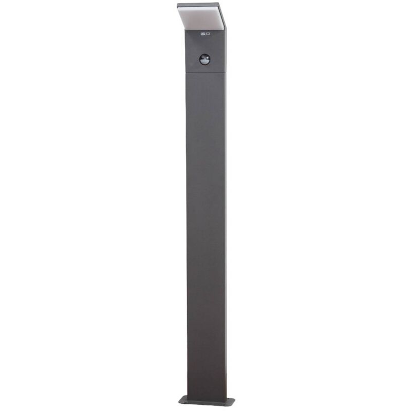 Outdoor Lights With Sensor Neviowith Motion Detector (Modern) In Black Made Of Aluminium (1 Light Source,) From Lucande
