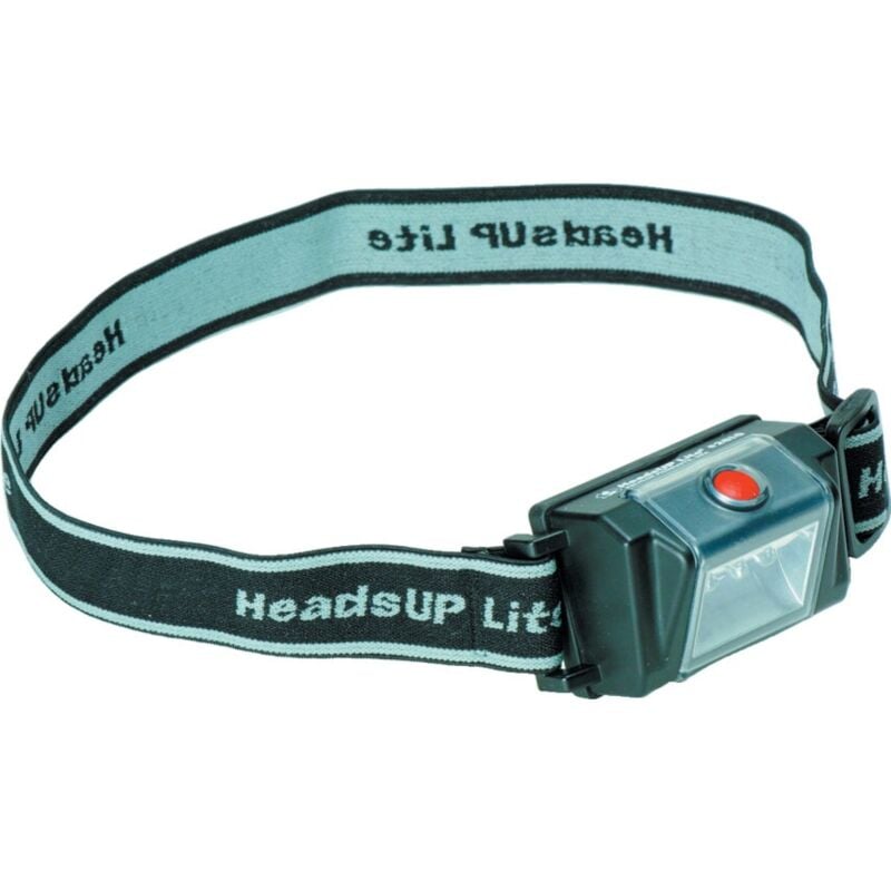 2610 HeadsUp Lite 3 led + 1 led (3XAAA) - Silver/Black - Peli