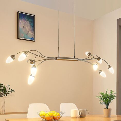 LED pendant lamp Deyan, dimmable via a switch