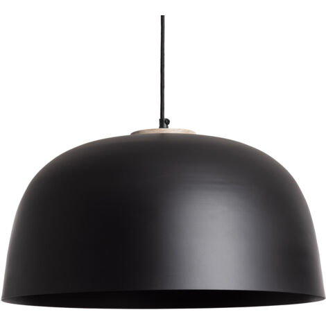 LED Pendelleuchte aus Metall Nagama Schwarz