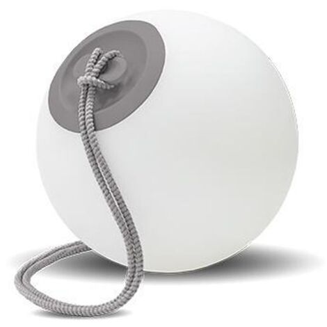 LED Pendelleuchte außen Akku dimmbar Farbwechsel RGBW IP65 rund D: 24 cm Kugel Schirm kabellose Außenlampe Hängeleuchte Balkon Garten