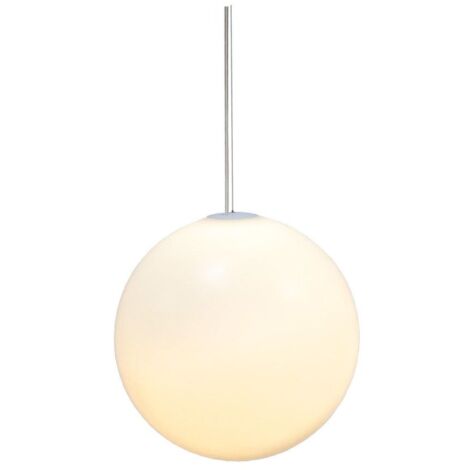 LED Pendelleuchte außen Kugel Schirm rund D: 35 cm IP44 mit Farbwechsel 3000-6500 K Modern Hängelampe Outdoor Außenleuchte