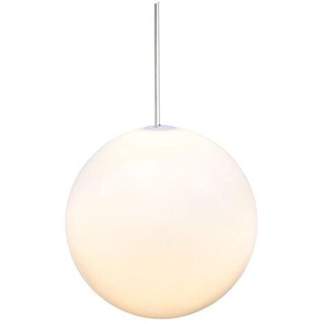 LED Pendelleuchte außen Kugelschirm Farbwechsel 3000-6500 K IP54 Ø 45 cm rund dekorativ Outdoor Hängelampe Terrasse Außenleuchte Garten
