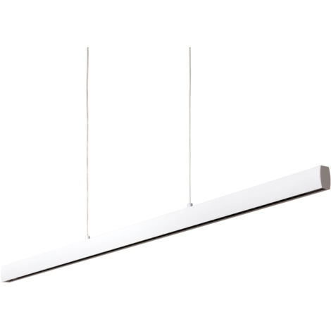 LED Pendelleuchte Lineal 24W Aluminium CCT Doppelseitige Beleuchtung Funky Zapp Weiß Wählbar (Warm-Neutral) 2700K - 3500K - 4000K