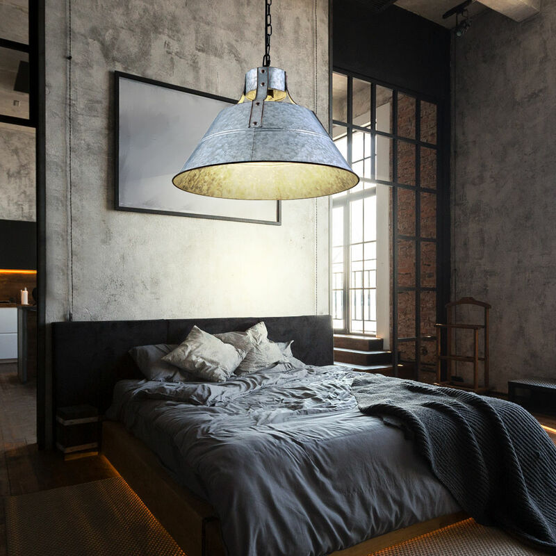 Etc-shop - Hänge Leuchte Pendel Industrie Stil Lampe Ess Zimmer Decken Strahler im Set inkl. LED Leuchtmittel