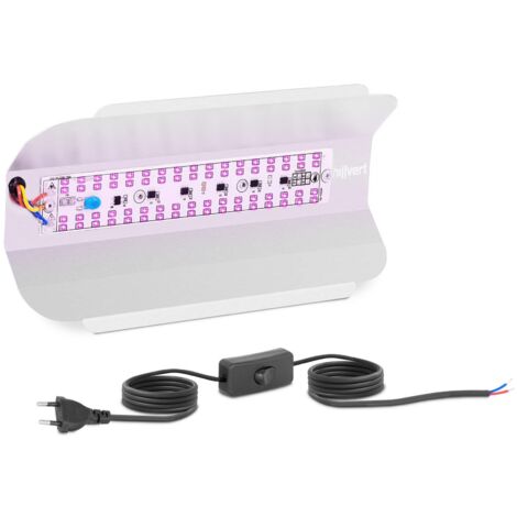 LED Pflanzenlampe Pflanzenlicht Pflanzenbeleuchtung LED Grow Lamp 6.000 W - Silbern