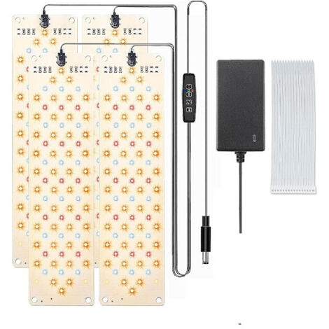 LED-Pflanzenlichtpanel – EU-Steckeradapter
