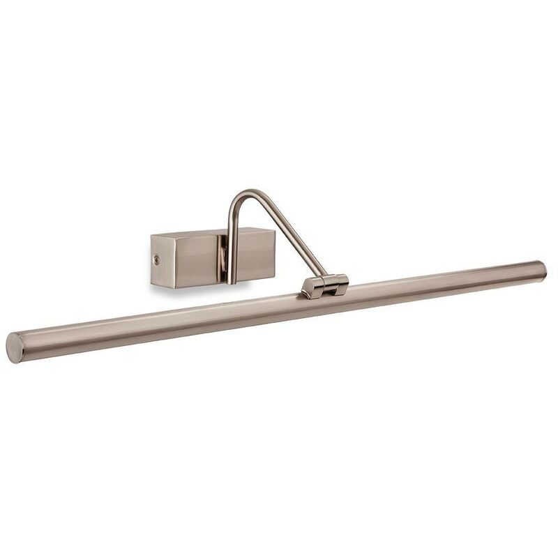 LED 1 Light Picture Wall Light Brushed Steel - Firstlight