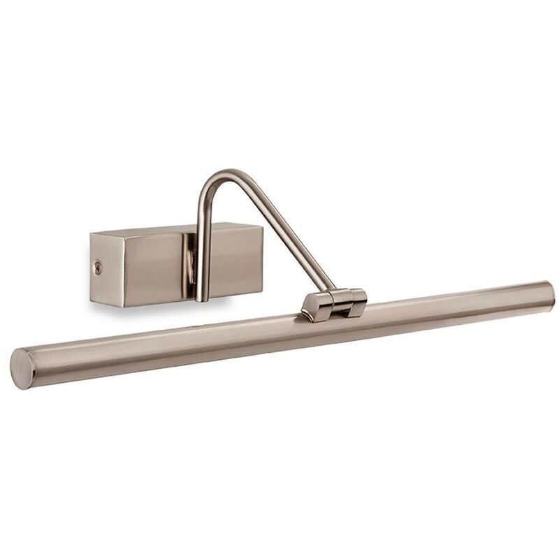 LED 1 Light Picture Wall Light Brushed Steel - Firstlight