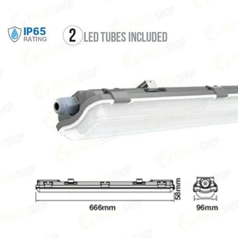 LED PLAFONIERA IMPERMEABILE 60CM 210W 4000K                                                             - Luce NATURALE