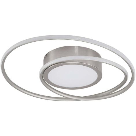 LED Plafonnier à intensité variable 'Bovia' en aluminium pour salon & salle à manger