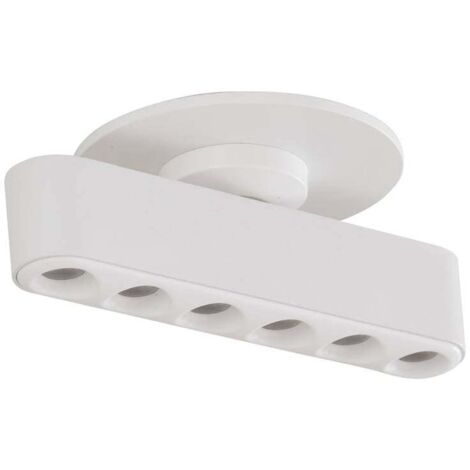 LED Plafonnier à intensité variable 'Eldrin' en aluminium pour salon & salle à manger