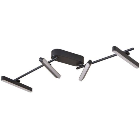 LED Plafonnier à intensité variable 'Eldrin' en métal pour salon & salle à manger