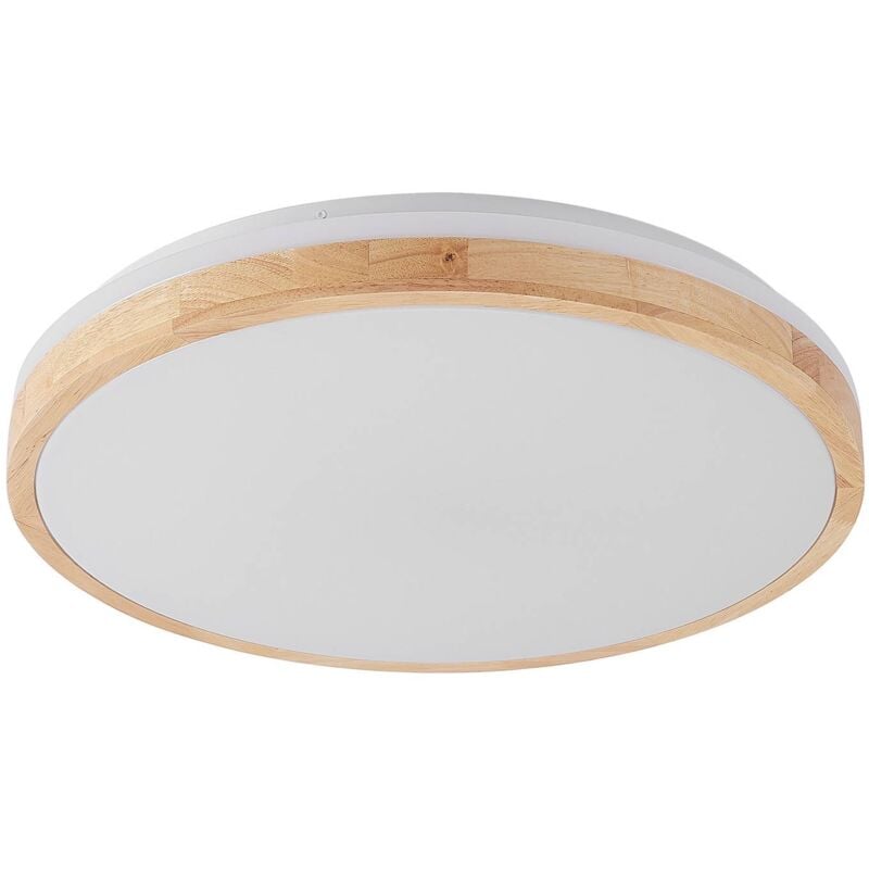 Led Plafonnier à intensité variable 'Emiva' en bois pour salon & salle à manger