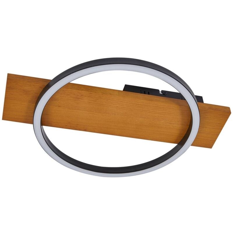 Led Plafonnier à intensité variable 'Galad' en bois pour salon & salle à manger