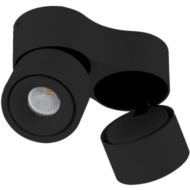 Arcchio - led Plafonnier à intensité variable 'Rotari' en aluminium pour couloir