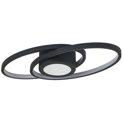 LED Plafonnier à intensité variable 'Thalina' en métal pour salon & salle à manger